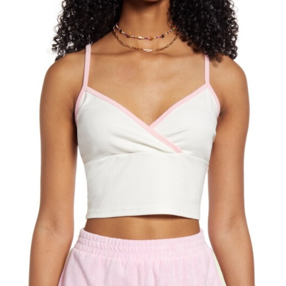 BP Contrast Crop Organic Cotton Blend Tank